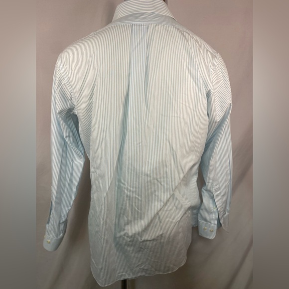 Brooks Brothers Slim Fit Long Sleeve Button Up Shirt Men’s 17-34/35 - Picture 2 of 3